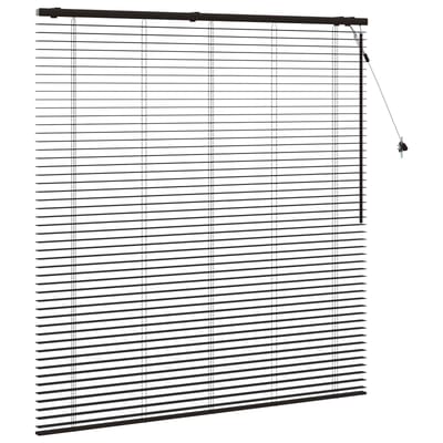 vidaXL - Venetiaanse - jaloezie - Donkerbruin - 145 - x - 160 - cm - 35 - mm