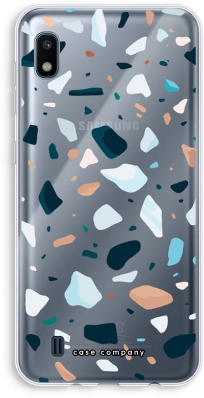 Case Company® - Hoesje geschikt voor Samsung Galaxy A10 hoesje - Terrazzo N°13 - Soft Cover Telefoonhoesje - Bescherming aan alle Kanten en Schermrand