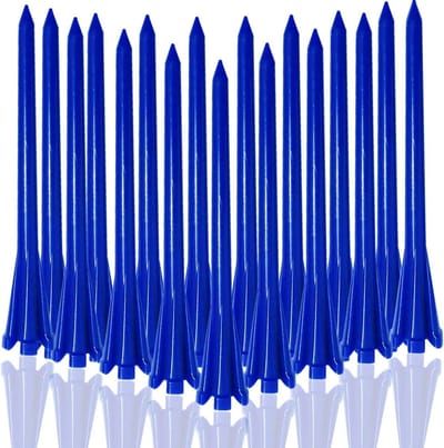 Golf Tees Plastic - Golf T-stukken - Golfen Verbeteren - Onbreekbaar Polymere Mengsel - 50 Stuks 70mm 83mm - Gemengde Kleuren