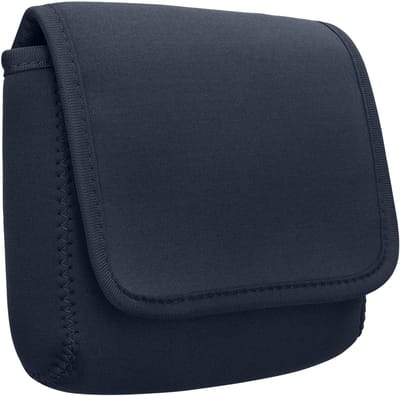 kwmobile Kabeltas Kabel Organizer Tas – Neopreen Reistas Pouch 16 x 12 cm – Travel Organizer – Kabeltas Reisaccessoires – Tech Bag in donkerblauw