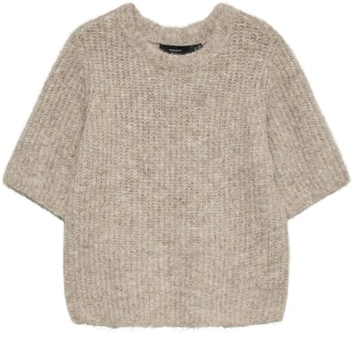 Vero Moda Trui Vmawsome 2/4 O-neck Pullover Noos 10320729 Moon Rock Dames Maat - XS