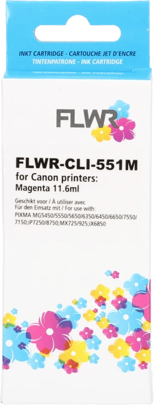 FLWR - Cartridges / Canon CLI-551XL / magenta / Geschikt voor Canon