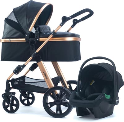 3 in 1 Wandelwagen met Autostoel en Accessoires - Ideaal voor Kinderen en Ouders
