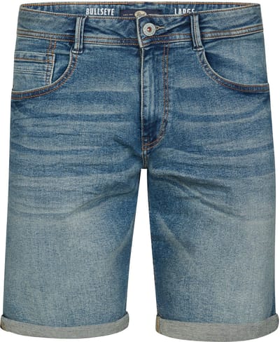 Petrol Industries - Heren Bullseye Regular-fit Jeans Short DesertFox - Blauw - Maat XXL