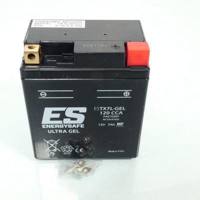 Batterie SLA Energysafe pour Scooter Piaggio 125 Vespa Sprint 4T 3V Iget 2016 à 2019 YTX7L / 12V 7Ah Neuf
