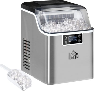 Killogood Ijsblokjesmachine - 20kg/24u - 2,3L ijsproductie - met 3,2L watertank - zilver