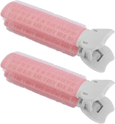 Haarvolumerollerclips - Krulclips Haarwortel - Stijlvolle Krullen - Geen Krultang Nodig - 2 Stuks - Roze