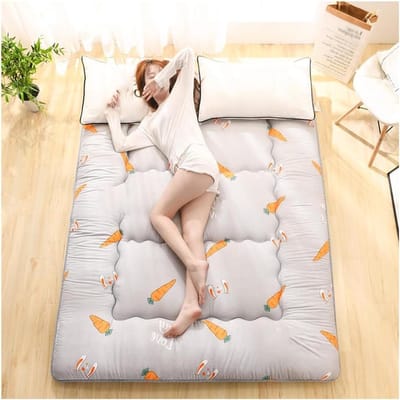 Japanse futonmatras - Opvouwbaar vloerbed - Comfortabel slapen - Ergonomisch ontwerp - 90x200cm - Niet gespecificeerd