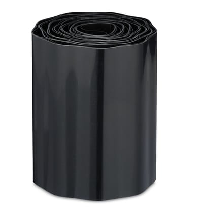 borderrand kunststof - 9 meter - 20 cm hoog - flexibel - op rol