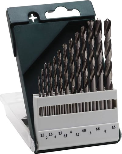 Bosch Accessories 2609255061 HSS Metaal-spiraalboorset 13-delig 1.5 mm, 2 mm, 2.5 mm, 3 mm, 3.5 mm, 4 mm, 4.5 mm, 5 mm, 5.5 mm, 6 mm, 6.5 mm Geslepen