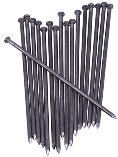 Metalen landschapsranden verankeringspikes - 100 stuks - 10 inch - tuinlandschap palen voor bestratingsranden, tent en onkruidbarrière
