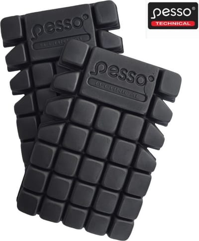 Pesso - Kniekussens Werkbroek - Kniebeschermers - One Size - zwart