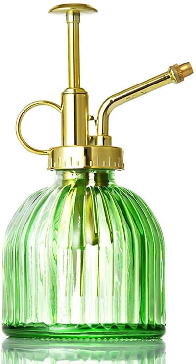 Dailygoods- Plantenspuit 200ML - Glazen Spuitfles - Antislip Grip - Decoratieve Spritzer - Fijn Watermist - Ideaal voor Kamerplanten