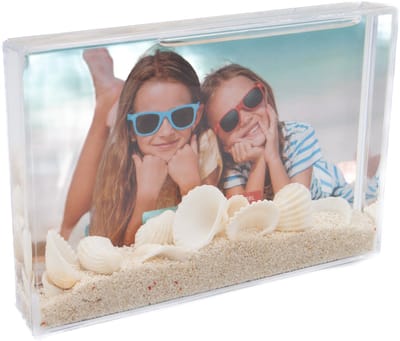 Zep Waikiki Shake fotolijst 10x15 cm transparant met schelpen en zand