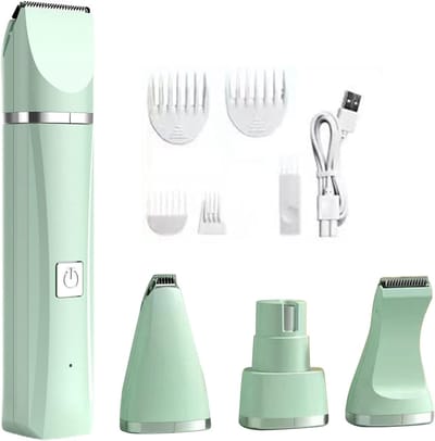 Solidchoice - 4-in-1 Hond Grooming Machine - Oplaadbare en Geluidsarme Verzorgingsset