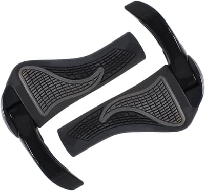 Ergonomische Fietsgrepen 22,2 mm met Lock-On Design, Antislip en Hoornstijl voor MTB en BMX Fietsen