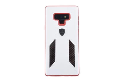 UNIQ Accessory Galaxy Note 9 Kunstleer Hard Case Back cover - Wit (N960F)