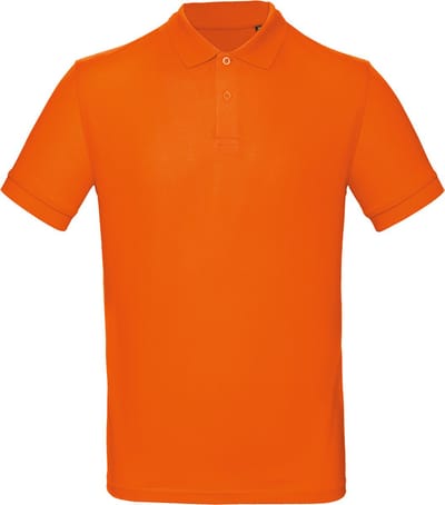 B&C Men's organic polo shirt CGPM430 - orange - L
