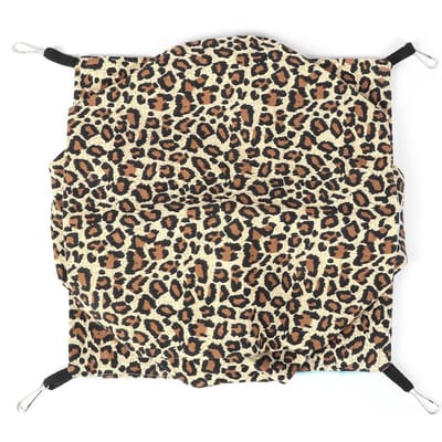 Animaux de compagnie Hamster Écureuil Hamac Suspendu Hiver Chaud Nid pour Animaux de Compagnie Lit de Couchage Grotte CageS beige