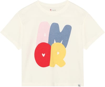 Noppies T-shirt Tee SS - Egret - Maat 128
