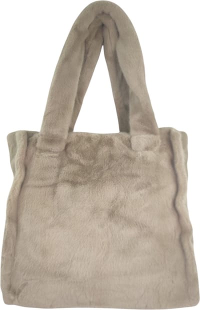 Qischa - Handtas - Tote bag - furry - taupe