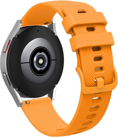 Siliconen bandje - geschikt voor Garmin Vivoactive 4 / Venu 2 / Venu 3 / Forerunner 255 / 265 - oranje