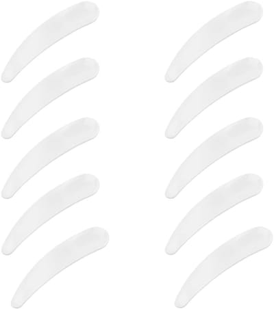 Set van 10 Curved Makeup Lepels - Perfect voor Cosmetica, Maskers en Crèmes - Mini Lepels voor Precisie en Gemak