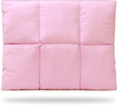 Laptoptas - Laptoptas Dames - Kantoortas Dames - Comfortabele, zachte laptophoes - Gewatteerde laptoptas met kussensloop - Laptophoes 13 inch & 14 inch - Schokbestendig - Krasbestendig - Spatwaterdicht - waterafstotende hoes - roze
