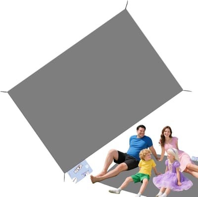 Outdoor campingmat - groot opvouwbaar picknicktapijt met dikke vulling, draagbare waterdichte deken voor reizen, wandelen, en achtertuin kampeeravonturen 210 x 150 cm