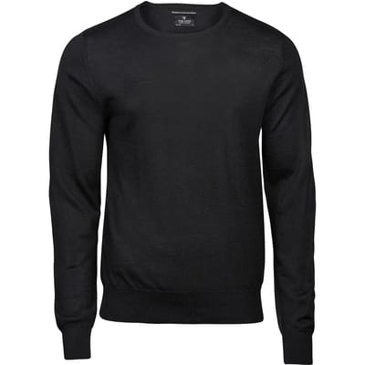 Tee Jays - Crew Neck Pullover Sweater - Black maat S