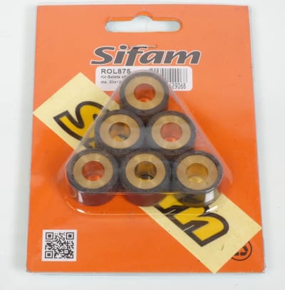 sifam variatorrol voor benelli 250 velvet scooter 2000 tot 2007 20x12 14grs nieuw