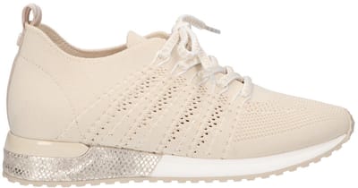 La Strada Sneaker Beige Knitted - Damesschoenen - Maat - 37