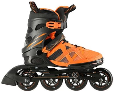 NA14112 ZWART-ORANJE MAAT 40 NILS EXTREME ROLSCHAATSEN