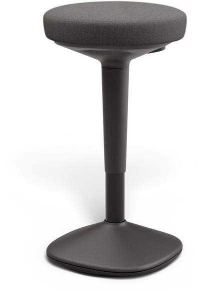 Desktronic Ergonomische Balanskruk - Wiebelkruk Hoogte 57-84cm - Zit-Sta Kruk ∅33cm - Anti-Slip Basis - Zwart