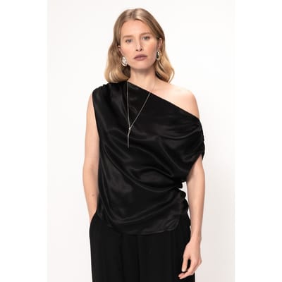 VIVEH Adhara Top Black Maat: 34 | Blouses Outlet | Dames | Zwart