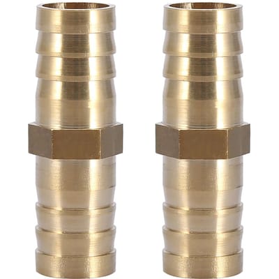 Messing Tapse Rechte 2-weg Pijpconnector Buisklem Fitting 681012141620mm