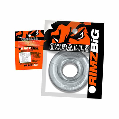 Oxballs - Rimz Big Softlips - Siliconen/TPR Cockring - Transparant