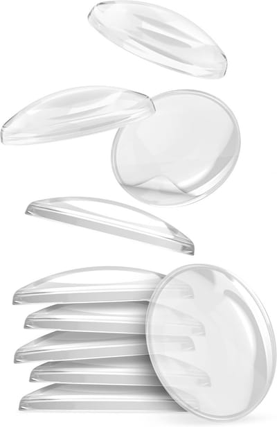 Transparante Deurstoppers 40 x 8 mm - Zelfklevende Wandbumpers voor Muren en Meubels