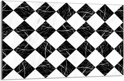 TMK ArtDeko Serie - Glazen Beschermplaat - 80x52 cm - Mozaïek - Stijlvol en Veelkleurig