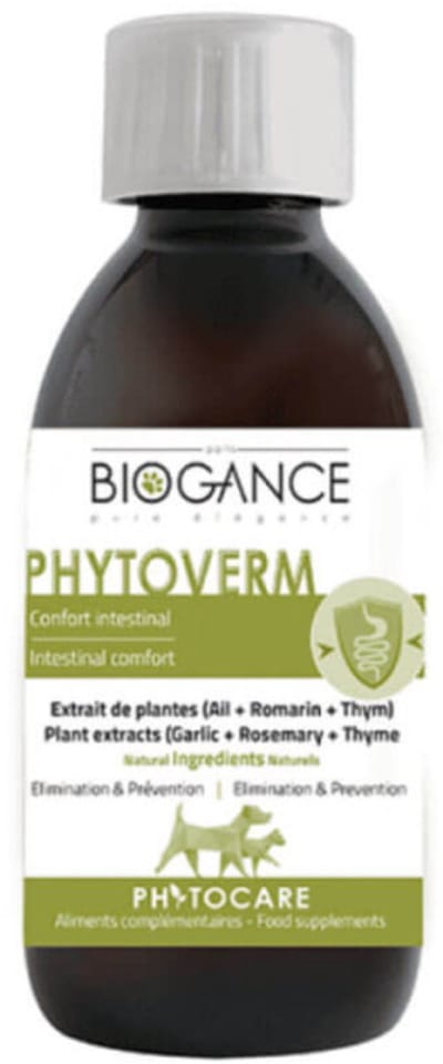Phitocare PHYTOVERM Intenstinal comfort honden/katten 200ml