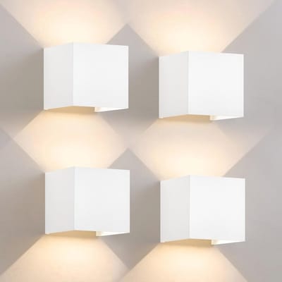 LED Wandlampen voor Binnen en Buiten - Verstelbare Up & Down Verlichting 5W - IP65 Waterdicht
