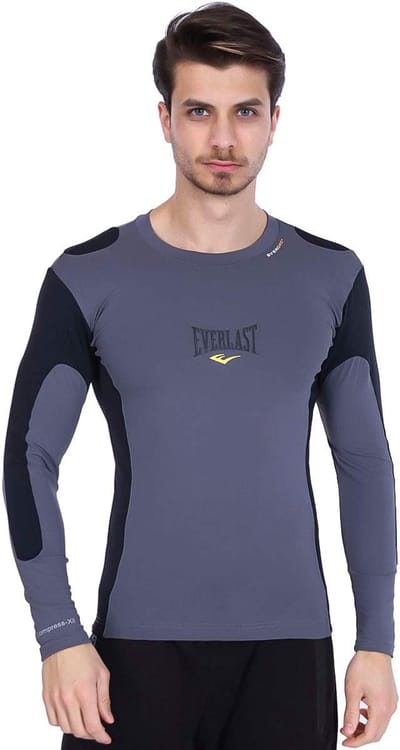 Everlast - Rash Guard met Contrastpanelen – Lange Mouw – Unisex - Maat S