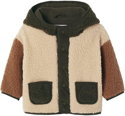 Vertbaudet Sherpa mantel met capuchon voor baby