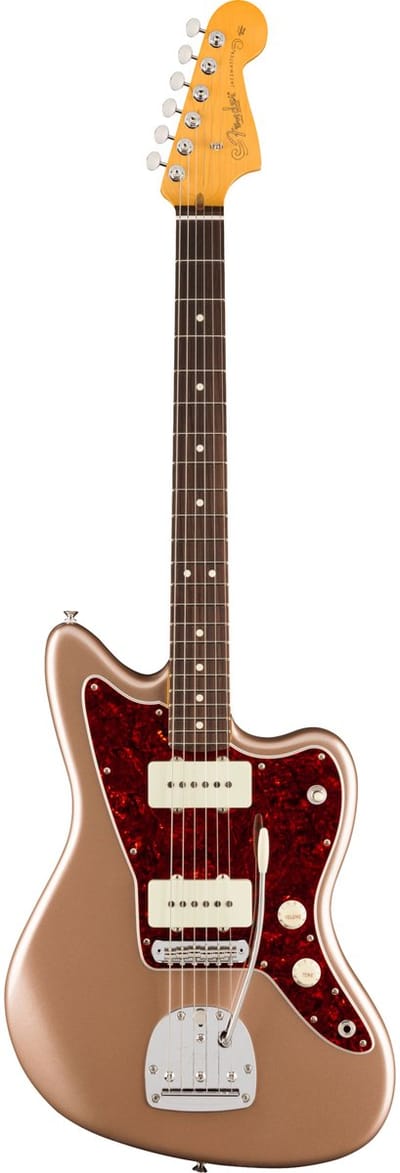 Fender American Professional Classic Jazzmaster RW Faded Firemist Gold - Elektrische gitaar