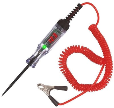 Spanningstester 3-48V DC met Controlelampje - Digitale Volttester voor Auto en Laagspanningsinstallaties