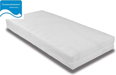 "Rustmatras Pocketvering Matras 90x190 - 7 zones - 21 cm hoog / Inclusief anti allergische wasbare tijk met huisstofmijt bescherming"
