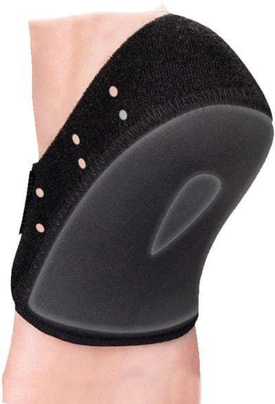 2-delige hielkussentjes voor schoenen - Orthopedische siliconen gel inlegzolen en achillespeesbandage (one size fits all)