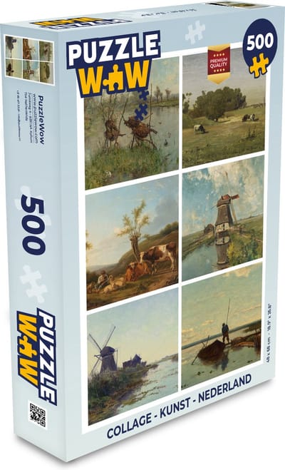 Puzzel Collage - Kunst - Nederland - Legpuzzel - Puzzel 500 stukjes
