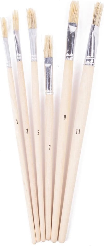 Benson Penseelset 6-delig - Plat