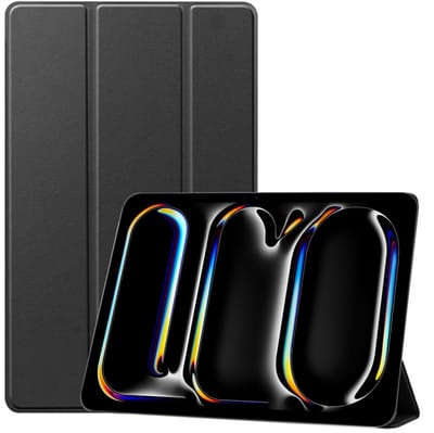 Hoesje geschikt voor iPad Pro 11 inch (M4) 2024 – Extreme Shock Case – Smart Case - Zwart